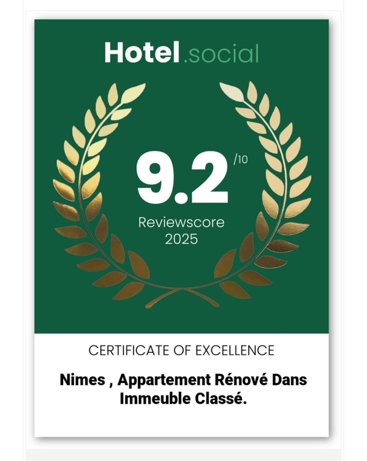 Nimes , Appartement Renove Dans Immeuble Classe. Ngoại thất bức ảnh